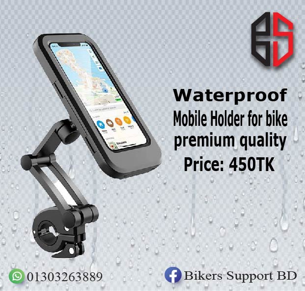Waterproof mobile holder for bike